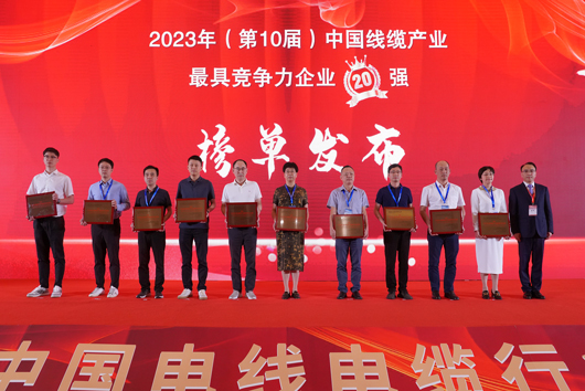 ag亚娱排广东前三、全国前列！中国最新电线电缆企业排行榜单出炉！